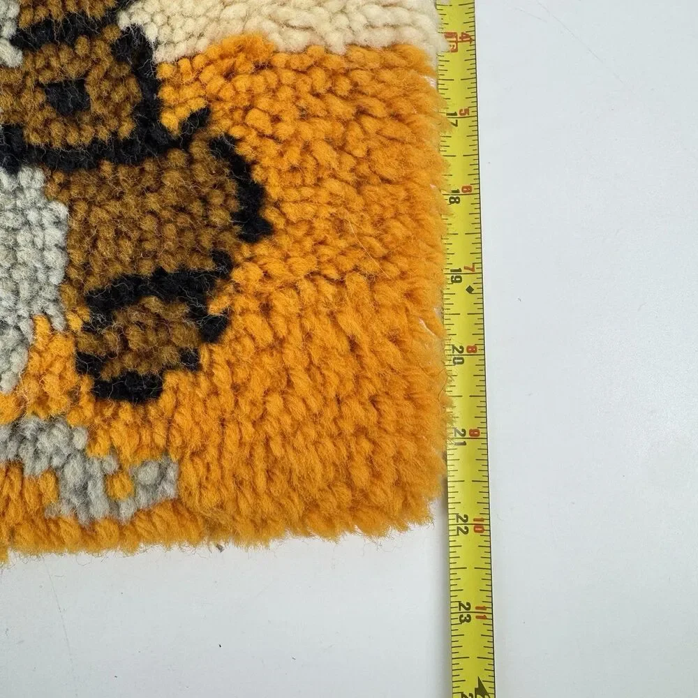 Vintage Handwoven Wall Hanging Tapestry Folk Art Textile 22x12